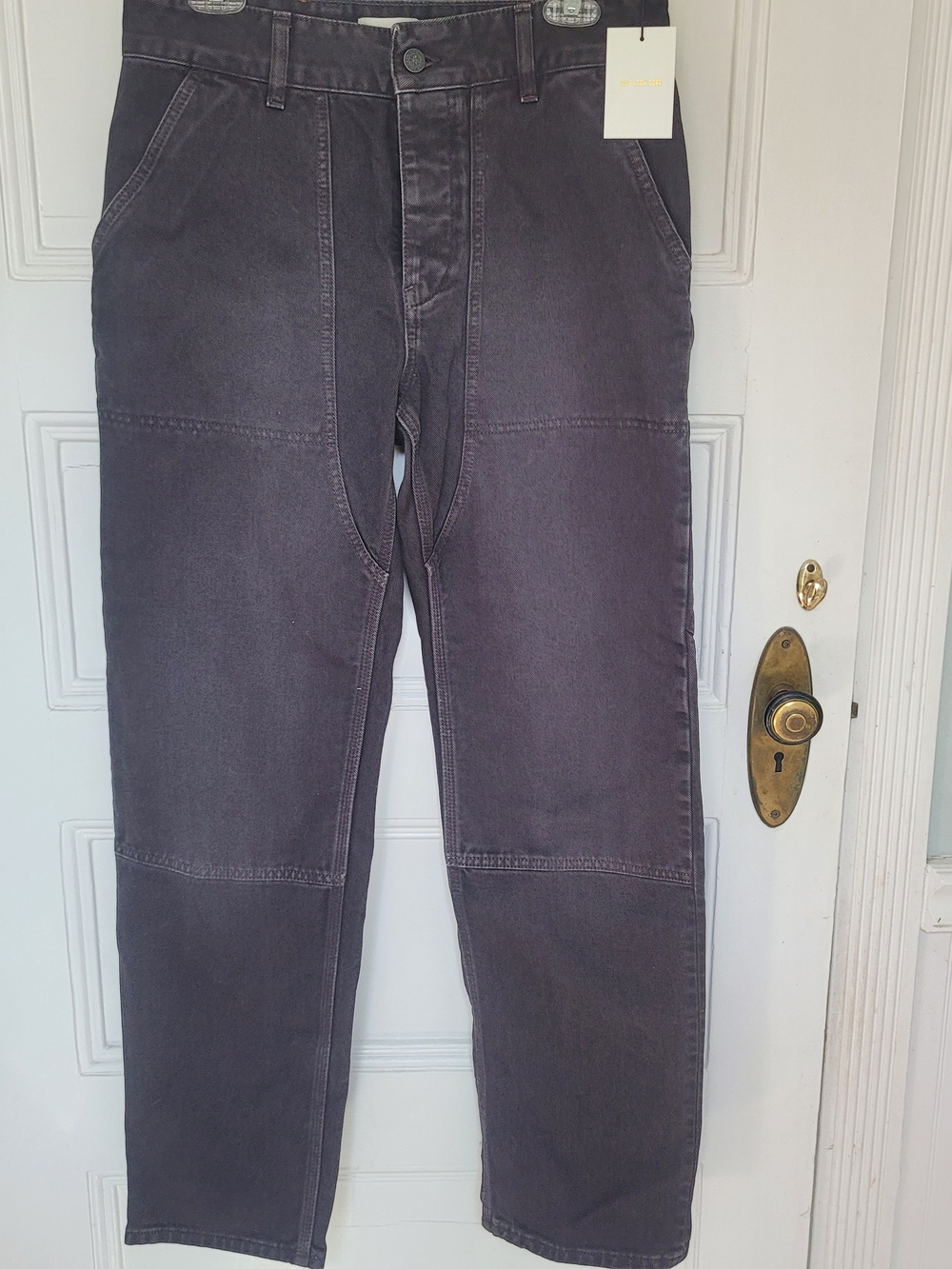 NEW Aimé Leon Dore SS24 Carpenter Pant Volcanic Ash Size 30 ALD Denim Workwear